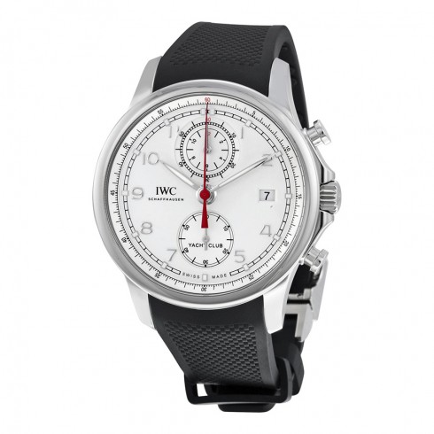 IWC Portugieser Yacht Club White Dial Black Automatic Men's Watch 3905-02 watches