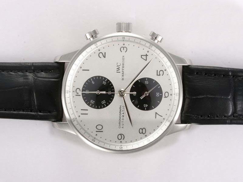 IWC Portuguese Chrono-Automatic IW371417 Automatic 40mm White Dial Watch watches