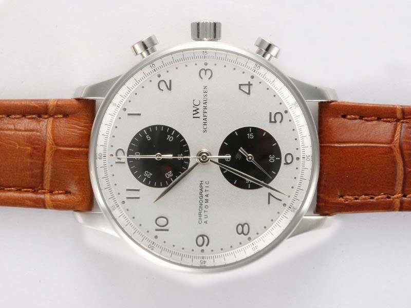IWC Portuguese Chrono-Automatic IW371431 Stainless Steel Case Stainless Steel Bezel Watch watches