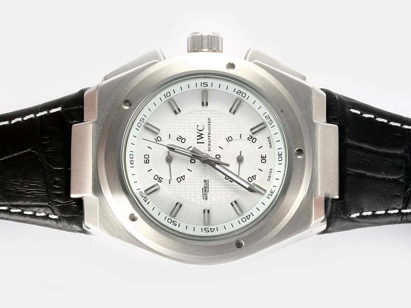 IWC Portuguese Chrono-Automatic IW371431 White Dial 42.5mm Stainless Steel Case Watch watches