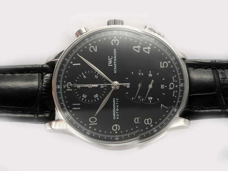 IWC Portuguese Chrono-Automatic IW371438 Stainless Steel Case Midsize Watch watches