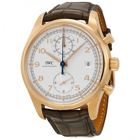 IWC Portuguese Chronograph Classic Automatic Rose Gold Men's Watch IW390402 watches