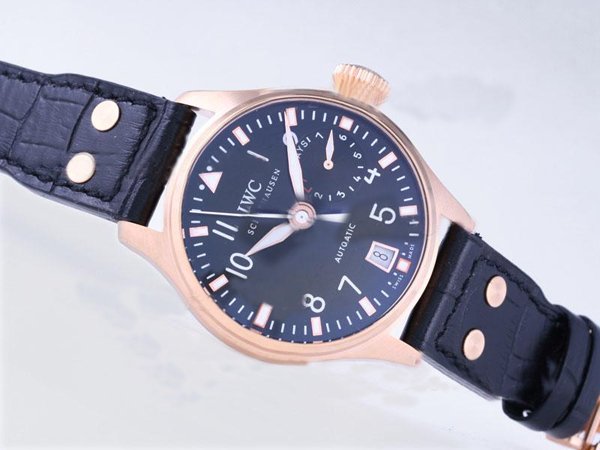 IWC Portuguese F.A. Jones IW322701 Rose Gold Case Blue Dial 46.2mm Watch watches