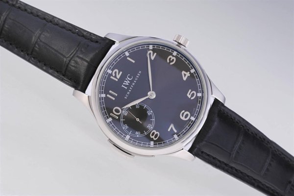 IWC Portuguese F.A. Jones IW544202 Round Midsize Stainless Steel Case Watch watches