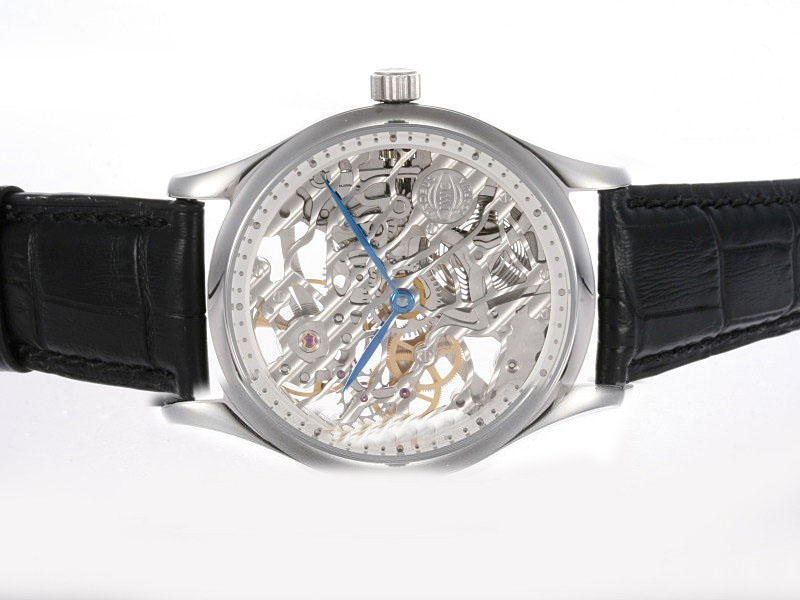 IWC Portuguese Minute Repeater Squelette IW524104 White Dial Black Cow Leather Strap 42mm Watch watches