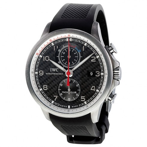 IWC Portuguese Yacht Club Automatic Chronograph Black Dial Men's Watch 3902-12 watches