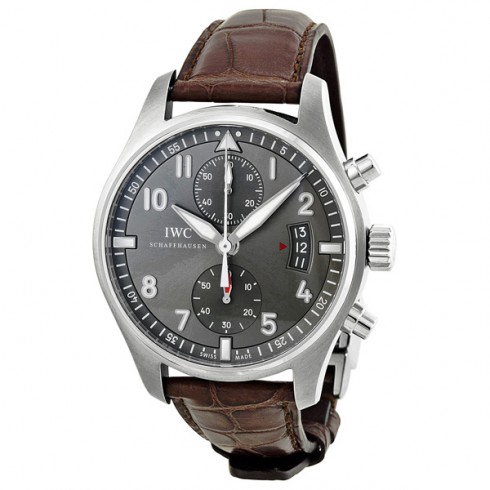 IWC Spitfire Chronograph Slate Grey Dial Men's Watch IW387802 watches