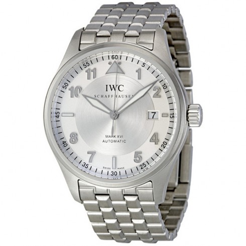 IWC Spitfire Pilot Mark XVI Steel Men's Watch IW325505 watches