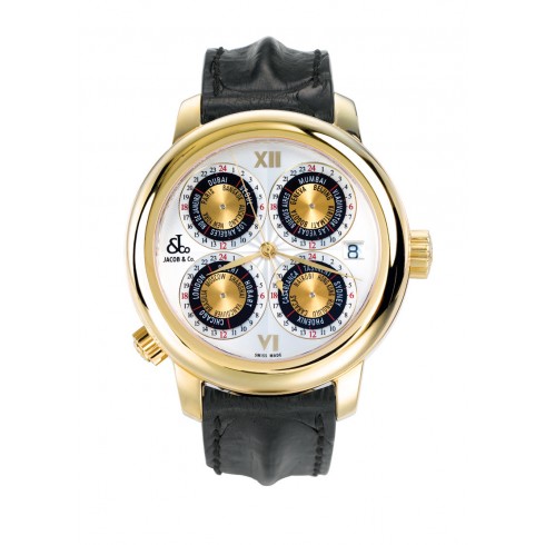 Jacob & Co. GMT World Time Automatic GMT1YG watches
