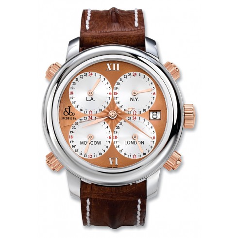 Jacob & Co. H24 Five Time Zone Automatic H24RC watches
