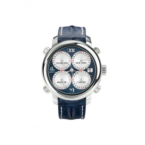Jacob & Co. H24 Five Time Zone Automatic H24SSBL watches