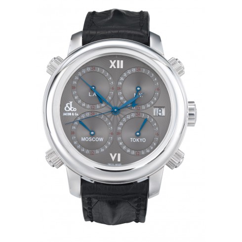 Jacob & Co. H24 Five Time Zone Automatic H24SSLS watches