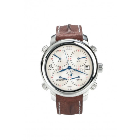 Jacob & Co. H24 Five Time Zone Automatic H24SSP watches