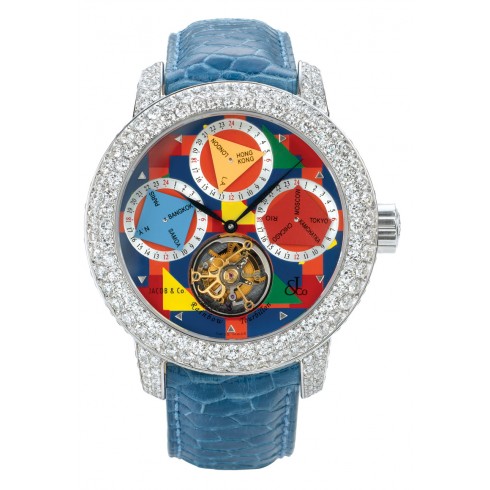 Jacob & Co. Rainbow Tourbillon R1WGDC watches