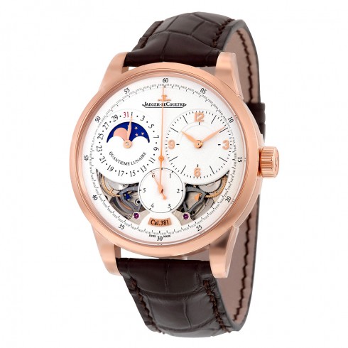 Jaeger Le Coultre Duometre Quantieme Lunaire 18K Pink Gold Men's Watch Q6042522 watches