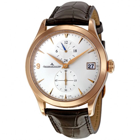 Jaeger Le Coultre Master Dual Time Silver Dial Automatic Men's Watch Q1622430 watches