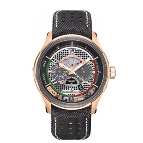 Jaeger LeCoultre AMVOX 2 Grand Chronograph Black Dial Black Leather Men's Watch Q1972473 watches