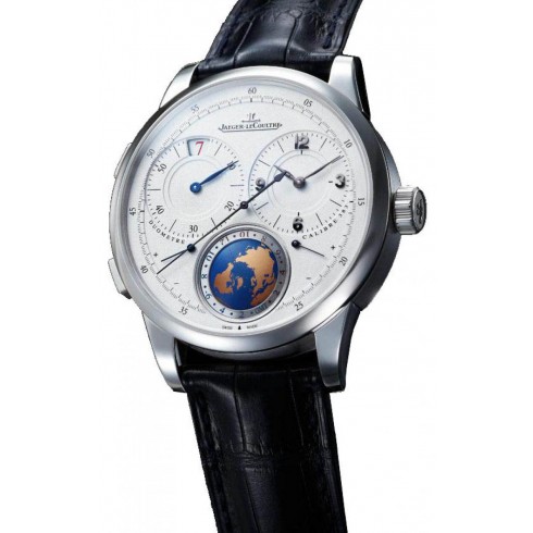 Jaeger LeCoultre Duometre Unique Travel Time Silver Dial Men's Watch Q606352J watches