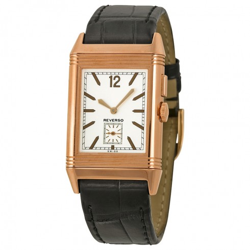 Jaeger LeCoultre Grande Reverso Silver Dial 18kt Pink Gold Men's Watch Q3782520 watches