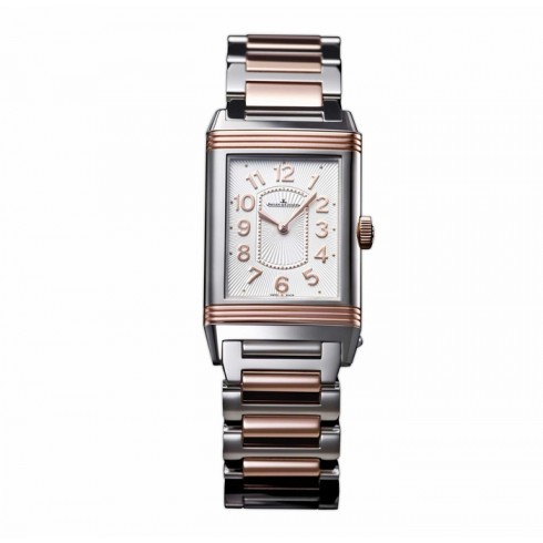Jaeger LeCoultre Grande Reverso Silver Dial Steel And 18kt Rose Gold Ladies Watch Q3204120 watches