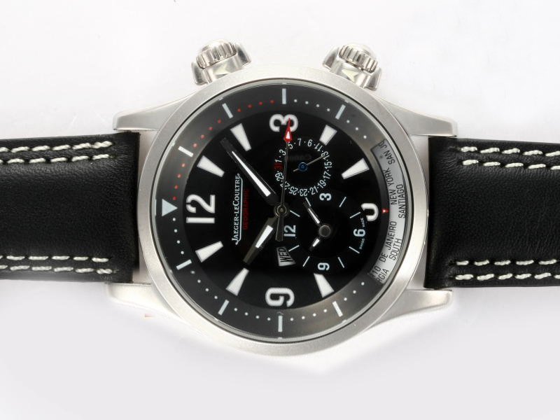 Jaeger-Lecoultre Master Compressor Automatic Lady 1748471 Round Black Dial Automatic Watch watches
