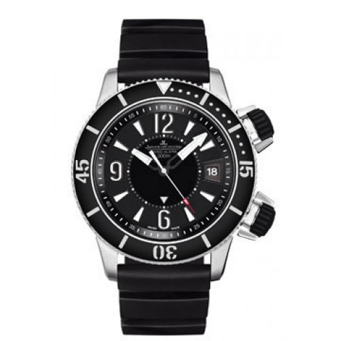 Jaeger LeCoultre Master Compressor Black Dial Titanium Black Rubber Men's Watch Q183T670 watches