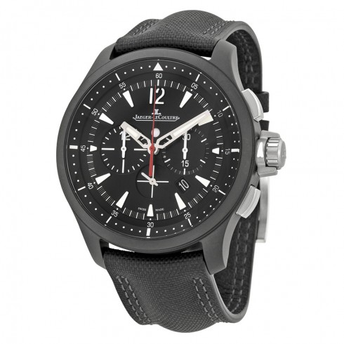 Jaeger Lecoultre Master Compressor Chronograph Black Dial Men's Watch Q205C570 watches