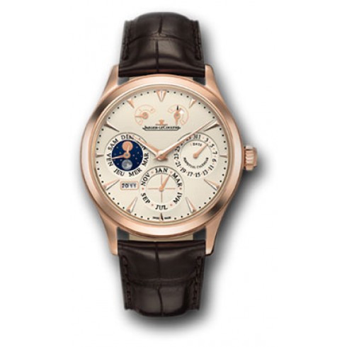 Jaeger LeCoultre Master Control Beige Dial 18K Pink Gold Automatic Men's Watch Q1612520 watches