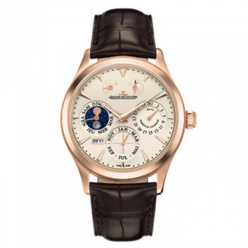 Jaeger LeCoultre Master Eight Days Beige Dial Perpetual Calendar Men's Watch Q1612420 watches