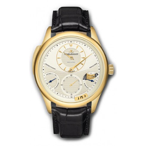 Jaeger LeCoultre Master Grand Tradition 18kt Yellow Gold Black Leather Men's Watch Q5011410 watches