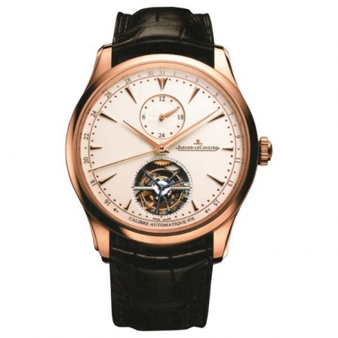 Jaeger LeCoultre Master Grand Tradition Beige Dial 18kt Rose Gold Brown Alligator Mens Watch Q1662510 watches