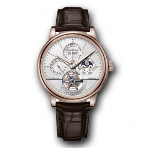 Jaeger LeCoultre Master Grande Tradition Tourbillion Quantieme Silver Dial Men's Watch Q5042520 watches