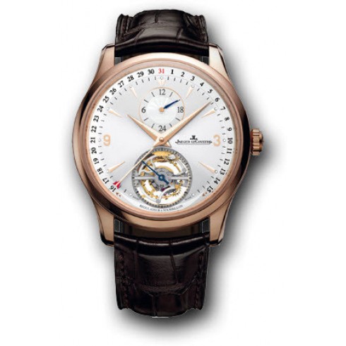 Jaeger LeCoultre Master Tourbillon Dual Time Rose Gold Men's Watch Q1562521 watches