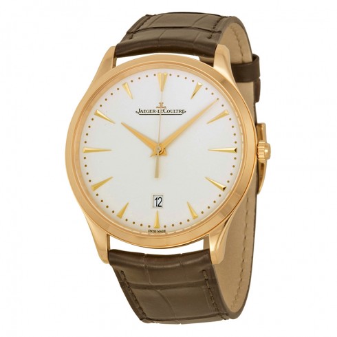 Jaeger LeCoultre Master Ultra Thin Beige Dial Pink Gold Men's Watch Q1282510 watches