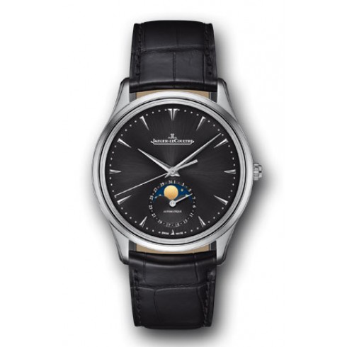 Jaeger LeCoultre Master Ultra Thin Moon Black Dial Automatic Men's Watch Q1368470 watches