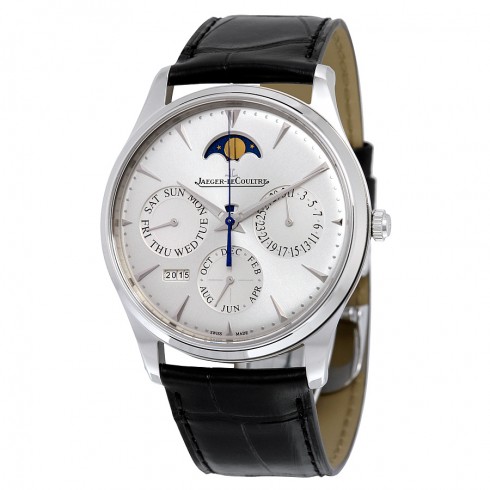 Jaeger LeCoultre Master Ultra Thin Perpetual Silver Dial Men's Watch Q130842J watches