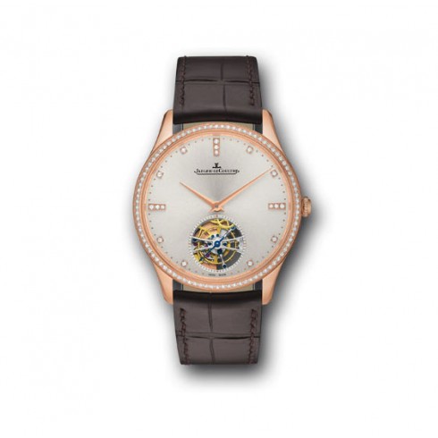 Jaeger LeCoultre Master Ultra Thin Tourbillon Silver Dial Automatic Men's Watch Q1322401 watches