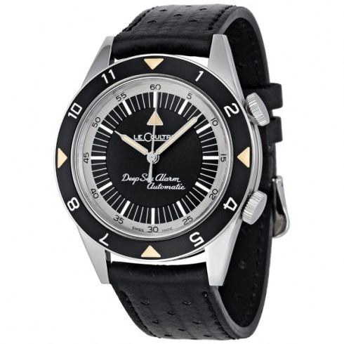 Jaeger LeCoultre Memovox Tribute to Deep Sea Black Dial Automatic Men's Watch Q2028440 watches