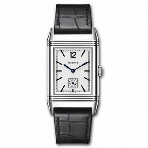 Jaeger LeCoultre Reverso 1931 Silver Dial Black Leather Men's Watch Q2783520 watches