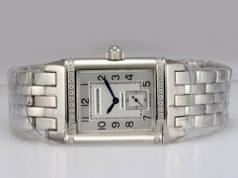 Jaeger-Lecoultre Reverso 976 STAiNlESS Steel White Dial Quartz 26x43mm Watch watches