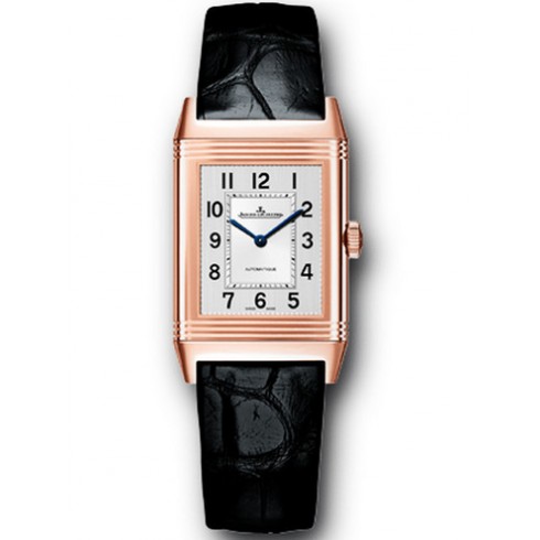 Jaeger LeCoultre Reverso Classic Medium Duetto Silvered Guilloch�� Automatic Ladies Watch Q2572420 watches