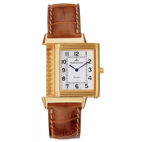 Jaeger LeCoultre Reverso Classique White Dial Brown Leather Men's Watch Q2511410 watches