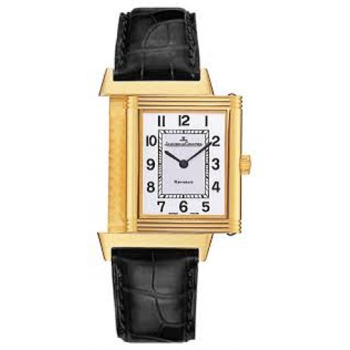 Jaeger LeCoultre Reverso Classique White Dial Leather Men's Watch 251.14.11 watches