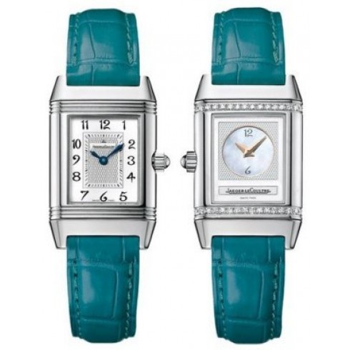Jaeger LeCoultre Reverso Duetto Classique Silver Dial Automatic Ladies Watch Q2568403 watches