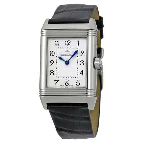 Jaeger LeCoultre Reverso Duetto Duo Black Leather Strap Men's Watch Q2698420-BK watches