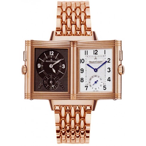 Jaeger LeCoultre Reverso Duo 18kt Rose Gold Men's Watch Q2712110 watches