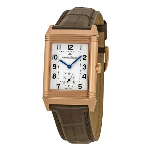 Jaeger LeCoultre Reverso Grande Taille Silver guilloche Dial Men's Watch Q2702521 watches
