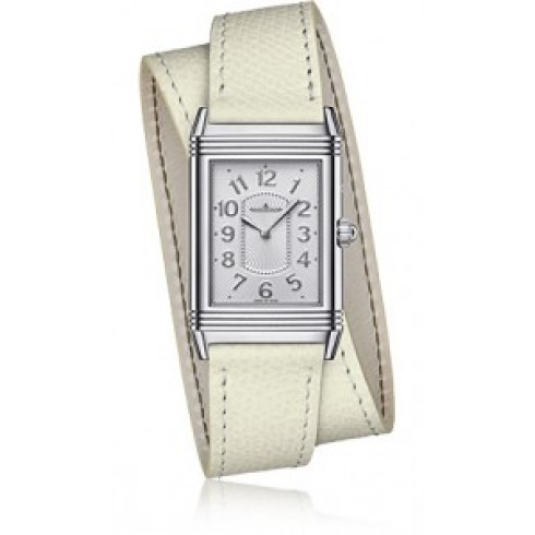 Jaeger LeCoultre Reverso Joaillerie Grande Reverso Ultra Thin Duetto Duo Silver Dial Automatic Ladies Watch Q330842J watches