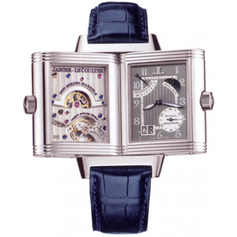 Jaeger LeCoultre Reverso Septantieme Platinum Men's Watch 300.64.20 watches