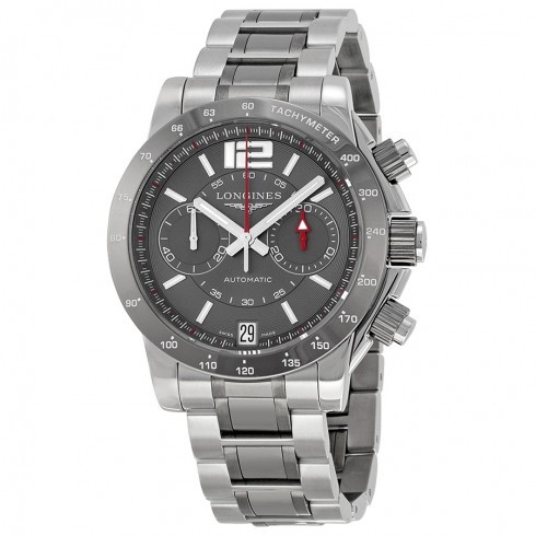 Longines Admiral Chronograph Automatic Grey Dial Men's Watch L3.667.4.06.7 watches